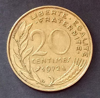 Pièce De 20 Centimes Marianne 1972 - 20 Centimes