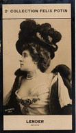 ► Marcelle Lender "Anne Marie BASTIEN"  Actrice  En Costume De Théâtre Chapeau Par "Reutlinger"  Photo  Felix POTIN 1908 - Félix Potin