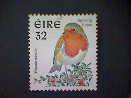 Ireland (Éire), Scott #1037a, Used(o), 1998, Spidog Robin, 32p. Multicolored - Used Stamps