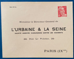 FRANCE : ENTIERS POSTAUX N°721 (I1a) 6fFR Marianne De Gandon "l'Urbaine & La Seine" Neuf Parfait ! - Buste Ristampe (ante 1955)