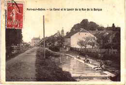 Carte POSTALE  Ancienne De PORT Sur SAONE - Canal Et Lavoir - Port-sur-Saône