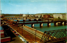 Iowa Des Moines Railroad Bridges Connecting East And West Side - Des Moines