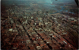 Iowa Des Moines Aerial View Looking East 1962 - Des Moines