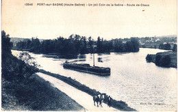 Carte POSTALE  Ancienne De PORT Sur SAONE - Route De Chaux - Port-sur-Saône