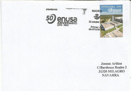 ESPAÑA FDC SPD 50 AÑOS ENUSA ENERGIA NUCLEAR ENERGY SCIENCE - Atomo