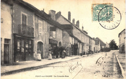 Carte POSTALE  Ancienne De PORT Sur SAONE - Grande Rue - Port-sur-Saône