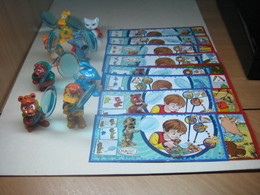 2009 Ferrero - Kinder Surprise DE023 - DE030 - Game - Animal Detectives - Complete Set + 8 BPZ's - Monoblocchi