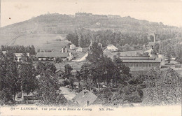 FRANCE - 52 - LANGRES - VUE PRISE DE LA ROUTE DE CORLEY  - CARTE POSTALE ANCIENNE - Langres