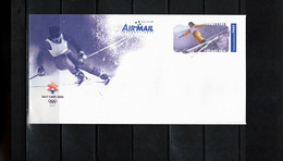 Australia 2002 Olympic Games Salt Lake City - Skiing Airmail Letter - Winter 2002: Salt Lake City