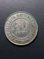 HALF DOLLAR (50 CENTS). 1920 "STRAITS SETTLEMENTS" - Sonstige & Ohne Zuordnung