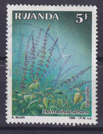 Rwanda 1989 Mi. 1407, 5 Fr. Heilpflanze - Oblitérés