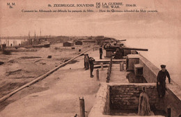 Zeebrugge (14-1918) - Comment Les Allemands Ont Défendu Les Parapets Du Môle - Zeebrugge