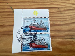 3 Fois Paires De TimbresNo 482 Oblitérés Saint Pierre Et Miquelon Différents - Used Stamps