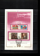 Russia USSR + Germany DDR 1987 Joint Issue Lenin - 70 Years Of Socialist October Revolution - Lenin