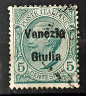 ITALIA VENEZIA GIULIA  1918-19  USATO - Vénétie Julienne