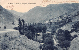 Mont Liban- ZAHLE - Wadi-Al-Arayech Et Le Village - LIBAN - LEBANON Edition Chouha Frères, Alep Syrie - Líbano
