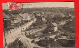 DAJ-01 Boncourt Près De Delle, Passage à Niveau . Circulé 1919 Vers France - Boncourt