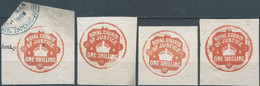 Great Britain-ENGLAND,1900 ,ROYAL COURTS OF JUSTICE, Tax Fee,Different Date Of The Day Of The Month,1 SHILLING - Steuermarken