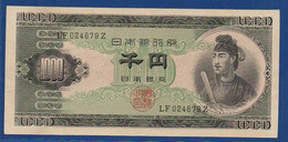 JAPAN - P. 92b – 1000 Yen ND (1950)  UNC-, Serie LF 024679 Z - Japan