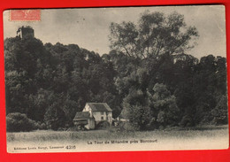 DAJ-09 RARE Près De Boncourt Maison Et La Tour De Milandre. Circulé Vers France Avec Timbre Français - Boncourt