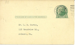 Etats-Unis Entier Postal Publicitaire à 1 Cent De 1942 - 1941-60