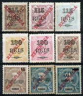 !										■■■■■ds■■ Congo 1915 AF#124-132 (*) "REPUBLICA" Complete Set (x13292) - Portugiesisch-Kongo