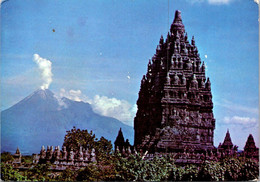 (4 Oø 3) Indonesia (posted 1993) Hindu Temple In Java - Budismo
