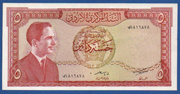 JORDAN - P.15b – 5 Dinars ND (1959-1974) UNC, Serial/n See Photos - Jordania