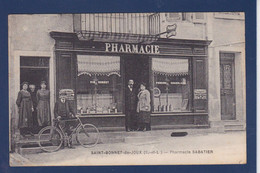 CPA [71] Saône Et Loire > Saint Bonnet De Joux Pharmacie Shop Non Circulé - Other & Unclassified