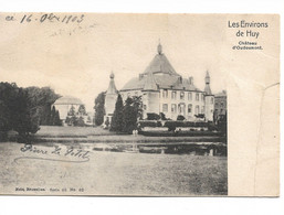 CP Huy Les Environs De Huy Château D'OUdoumont A Julie Servais Négte Wasseiges 1903 - Huy