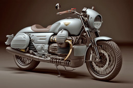 Vue D’artiste. Moto Guzzi Customisée. Edition Limitée - 3baba7 - Zeitgenössische Kunst