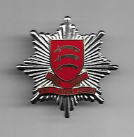 Pompiers Insigne Métal "ESSEX COUNTY" - "FIRE & RESCUE SERVICE" (G.B.) - Bombero