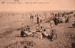 Knocke - La Plage Belge, Bains De Soleil Et Bans De Mer - Knokke