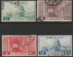 Japan 1936 Sc 230-3 Japon Yt 234-7 Set Used - Gebraucht