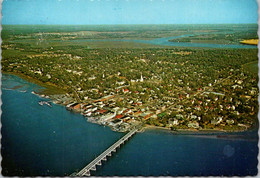 South Carolina Beaufort Aerial View Bridge To Lady's Island 1975 - Beaufort