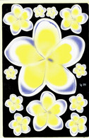 Orchideen Blumen Aufkleber / Orchid Flower Sticker A4 1 Bogen 27 X 18 Cm ST111 - Scrapbooking