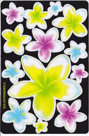 Orchideen Blumen Aufkleber / Orchid Flower Sticker A4 1 Bogen 27 X 18 Cm ST353 - Scrapbooking