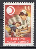 1967 TURKEY RED CRESCENT AID STAMP MNH ** - Timbres De Bienfaisance