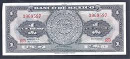 México – Billete Banknote De 1 Peso – Año 1967 - Mexique