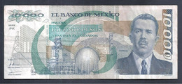 México – Billete Banknote De 10.000 Pesos – Año 1989 - Mexique