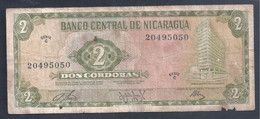 Nicaragua – Billete Banknote De 2 Córdobas – Año 1972 - Nicaragua