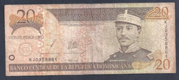 República Dominicana – Billete Banknote De 20 Pesos Oro – Año 2003 - Repubblica Dominicana