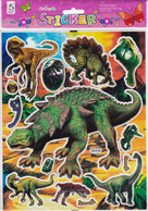 Dinosaurier Dino T-Rex Tiere Aufkleber / Dinosaur Raptor Animal Sticker 1 Blatt 25 X 20 Cm ST156 - Scrapbooking
