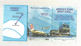 HORAIRE,  Chemin De Fer , ROISSY RAIL,  ORLY RAIL,n° 9,  1978 , Dépliant 10 Pages,  4 Scans,frais Fr 1.65 E - Europa