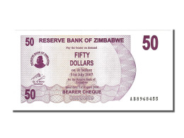 Billet, Zimbabwe, 50 Dollars, 2006, 2006-08-01, NEUF - Zimbabwe