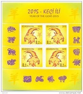 2015. Azerbaijan, Year Of The Goat'2015, S/s, Mint/** - Aserbaidschan