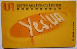 Hongkong  Yes UA - United Asia Finance Limited - Hong Kong