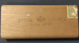 Caja Vacía Contenedera De 3 Habanos Royal Jamaica – Royal Ascot - Empty Tobacco Boxes