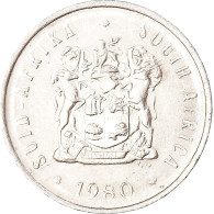 Monnaie, Afrique Du Sud, 5 Cents, 1980 - Afrique Du Sud