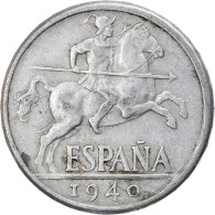 Monnaie, Espagne, 10 Centimos, 1940, TB+, Aluminium, KM:766 - 10 Céntimos